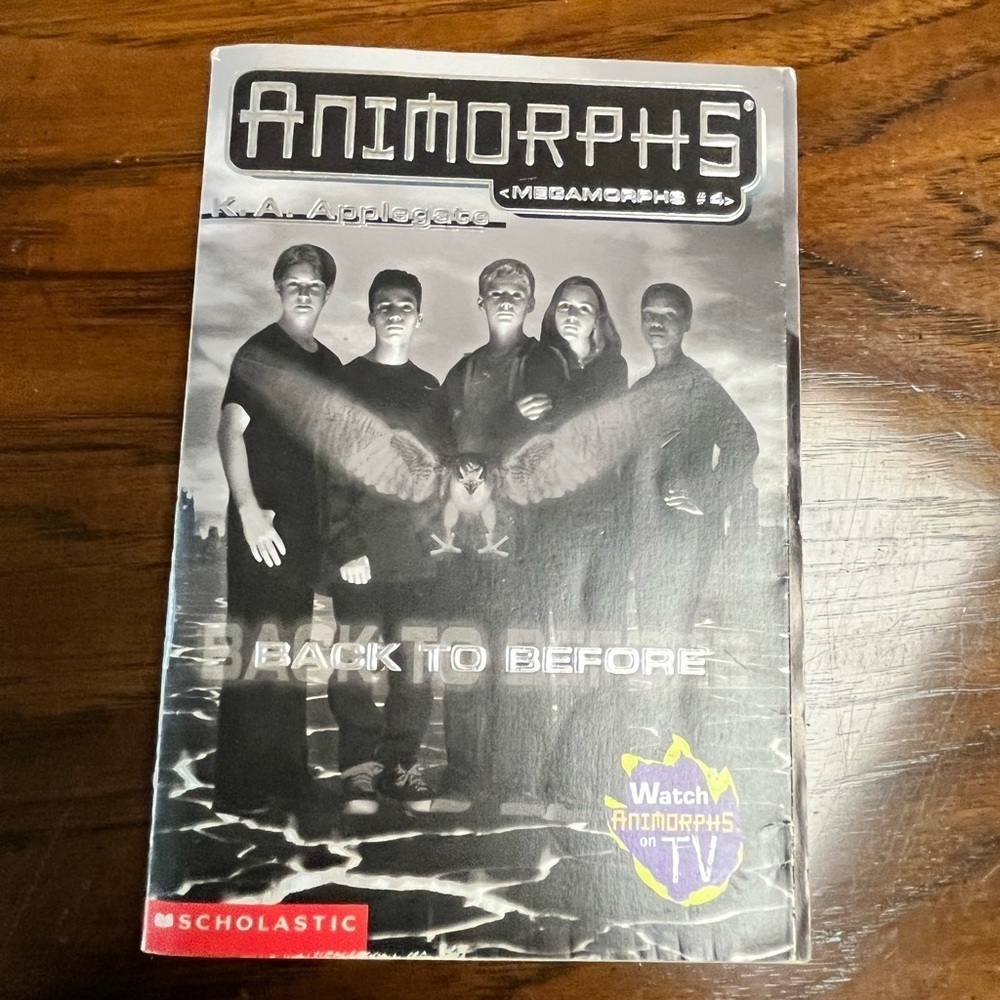 Scholastic Book with Black and White Cover